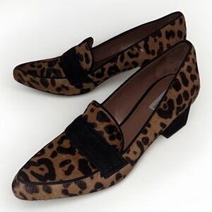 Tabitha‎ Simmons Margot Animal Print Calf Hair Heels Women's EU 39 Made In Italy
